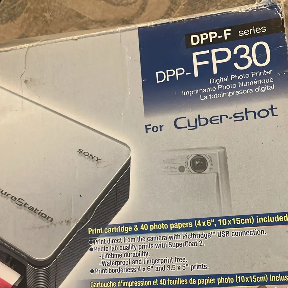 Sony fp30 digital photo printer